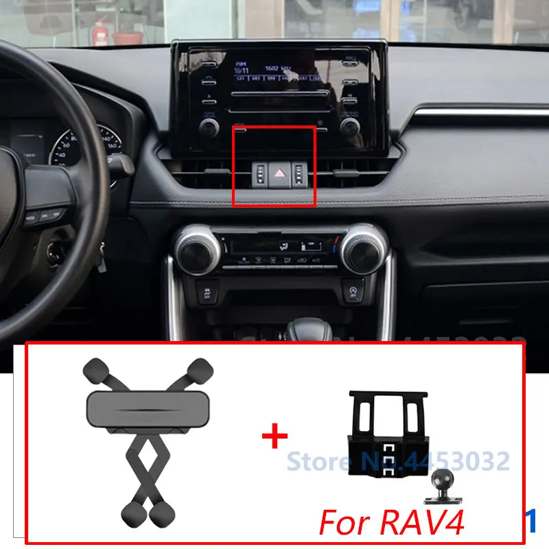 Автомобильный держатель для телефона со специальным основанием для Toyota RAV4 XA50 2020-2022, автомобильное крепление с поворотом на 360 °, аксессуары для поддержки GPS 
Автомобильный держатель для телефона со специальным основанием для Toyota RAV4 XA50 2020-2022, автомобильное крепление с поворотом на 360 °, аксессуары для поддержки GPS