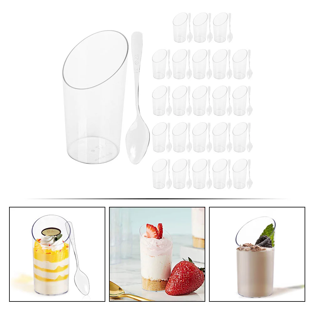 24 Sets Dessert Cup Compact Mousse Transparent Tiramisu Cucharas Desechables Replaceable Party Favor Cups Mini Appetizer Round
24 Sets Dessert Cup Compact Mousse Transparent Tiramisu Cucharas Desechables Replaceable Party Favor Cups Mini Appetizer Round
