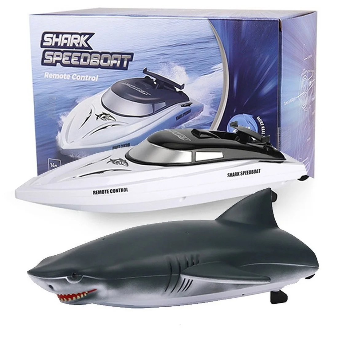 Shark 2 In 1 RC Boat Toys RC High Speed Racing Boat Speedboat Radio Remote Control Ship Water Game Toys Free Shipping
Shark 2 In 1 RC Boat Toys RC High Speed Racing Boat Speedboat Radio Remote Control Ship Water Game Toys Free Shipping