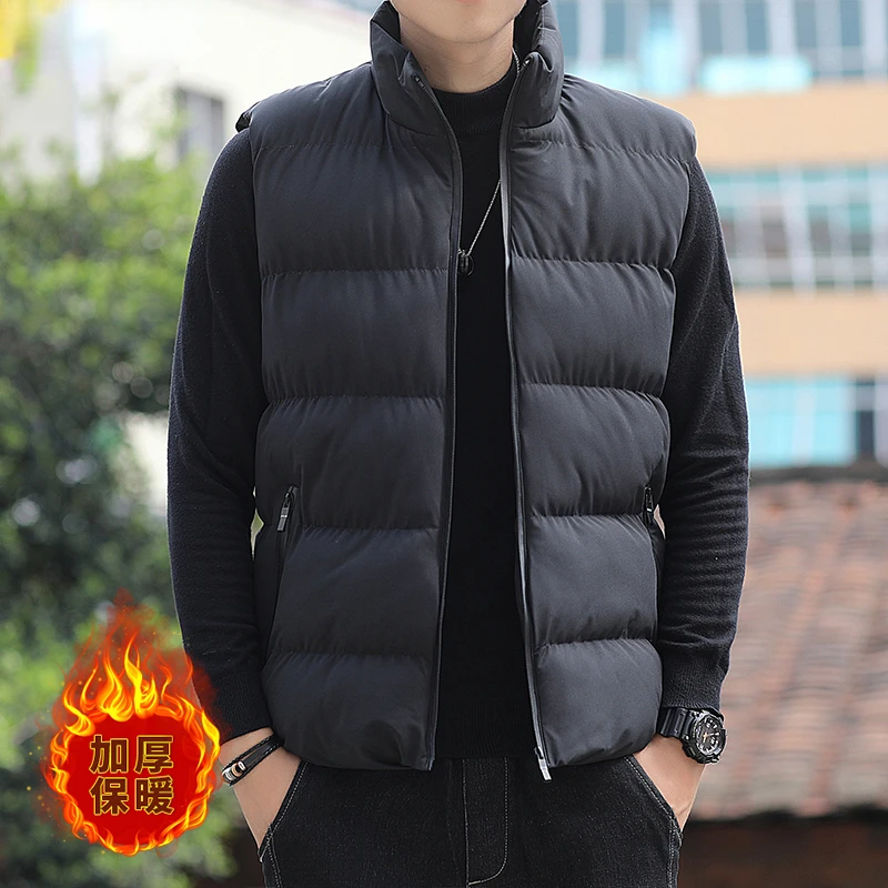 Luxury Winter Padded Vest Coat Men's South Korea Thickened Warm Sleeveless Light Fashionable Vest Men's plus size Clothing 5XL
Luxury Winter Padded Vest Coat Men's South Korea Thickened Warm Sleeveless Light Fashionable Vest Men's plus size Clothing 5XL