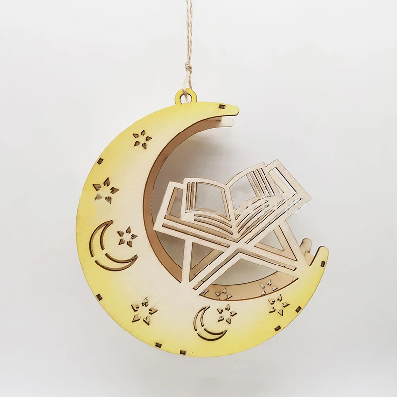 Moon Star EID Mubarak деревянный подвесной светильник для дома Исламская мусульманская партия supсваид Al Adha Рамадан Kareem
Moon Star EID Mubarak деревянный подвесной светильник для дома Исламская мусульманская партия supсваид Al Adha Рамадан Kareem