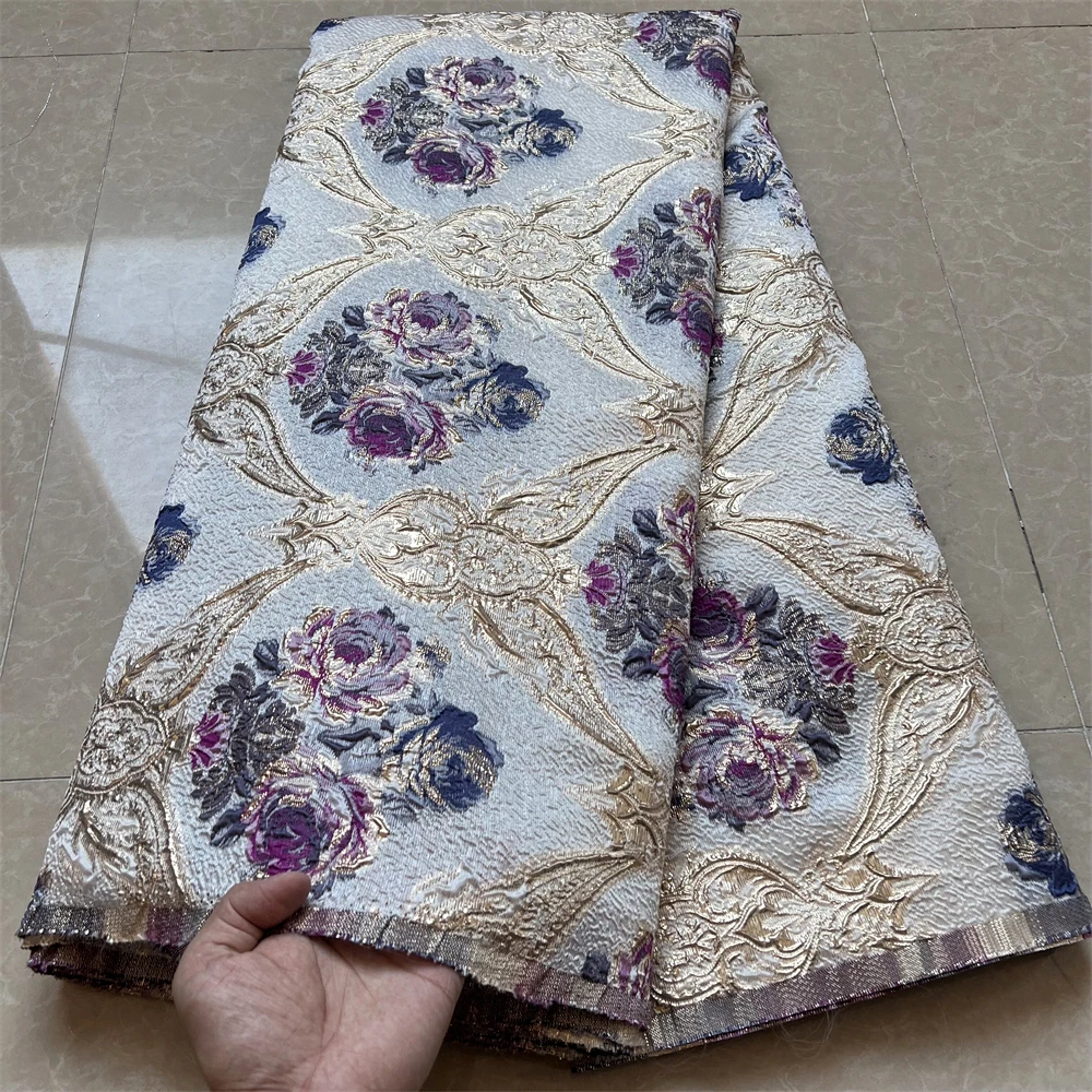 New 5 Yarn Organza Brocade Jacquard Fabric African Lace 2023 High Quality Nigeria Sewing Fabric for Wedding Party zp099
New 5 Yarn Organza Brocade Jacquard Fabric African Lace 2023 High Quality Nigeria Sewing Fabric for Wedding Party zp099