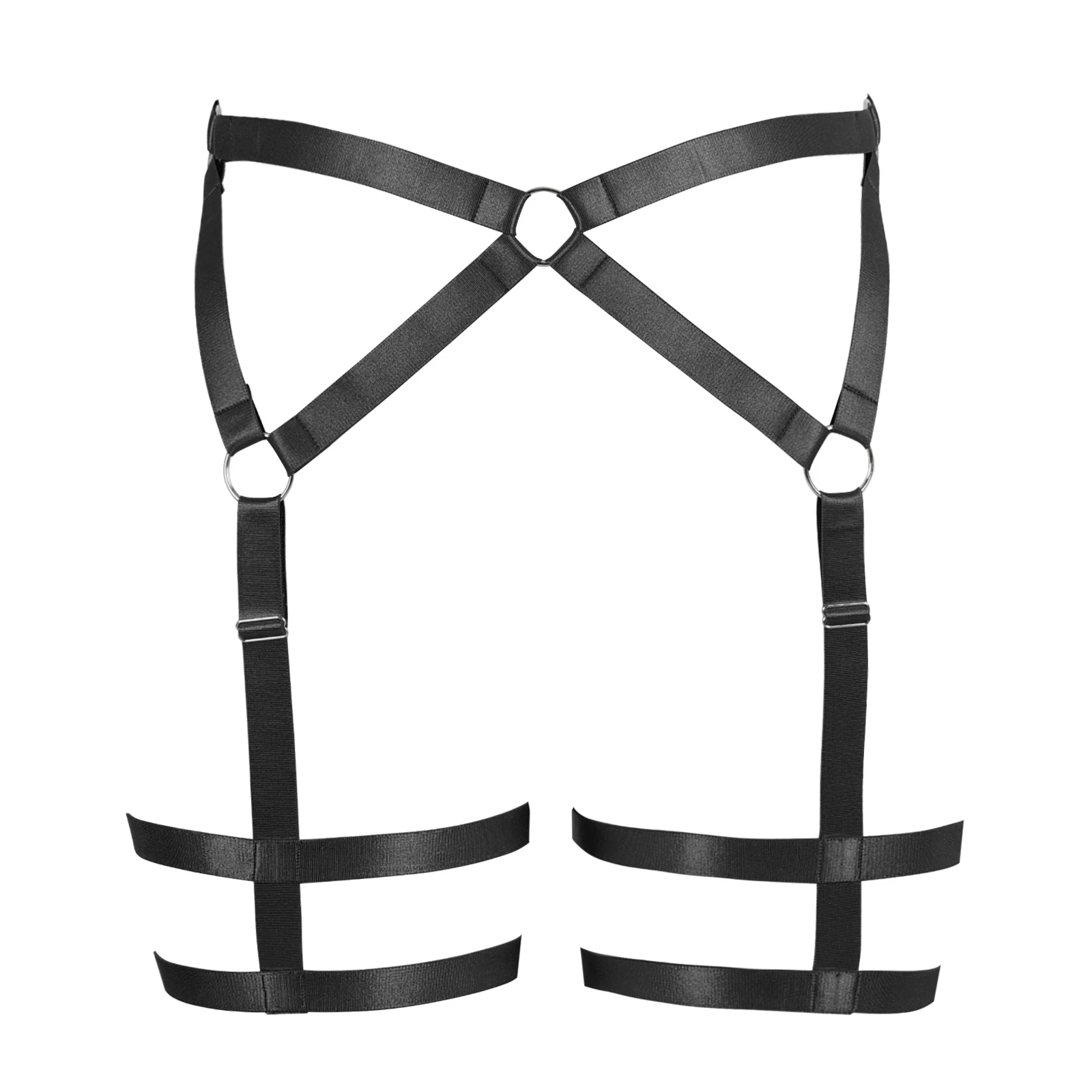 Black Sexy Lingerie Belt Body Harness Leg Garter Elastic Goth Waist Suspender Adjust Cage Stockings Buckle Accessories
Black Sexy Lingerie Belt Body Harness Leg Garter Elastic Goth Waist Suspender Adjust Cage Stockings Buckle Accessories