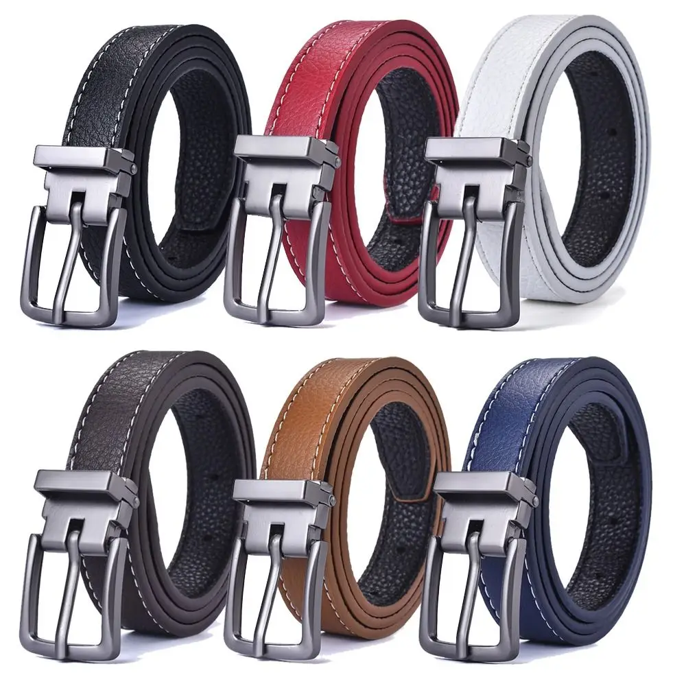 Fashion Vintage Luxury Design Casual Thin Waist Strap Children Leather Belt Trouser Dress Belts Pin Buckle Waistband
Fashion Vintage Luxury Design Casual Thin Waist Strap Children Leather Belt Trouser Dress Belts Pin Buckle Waistband