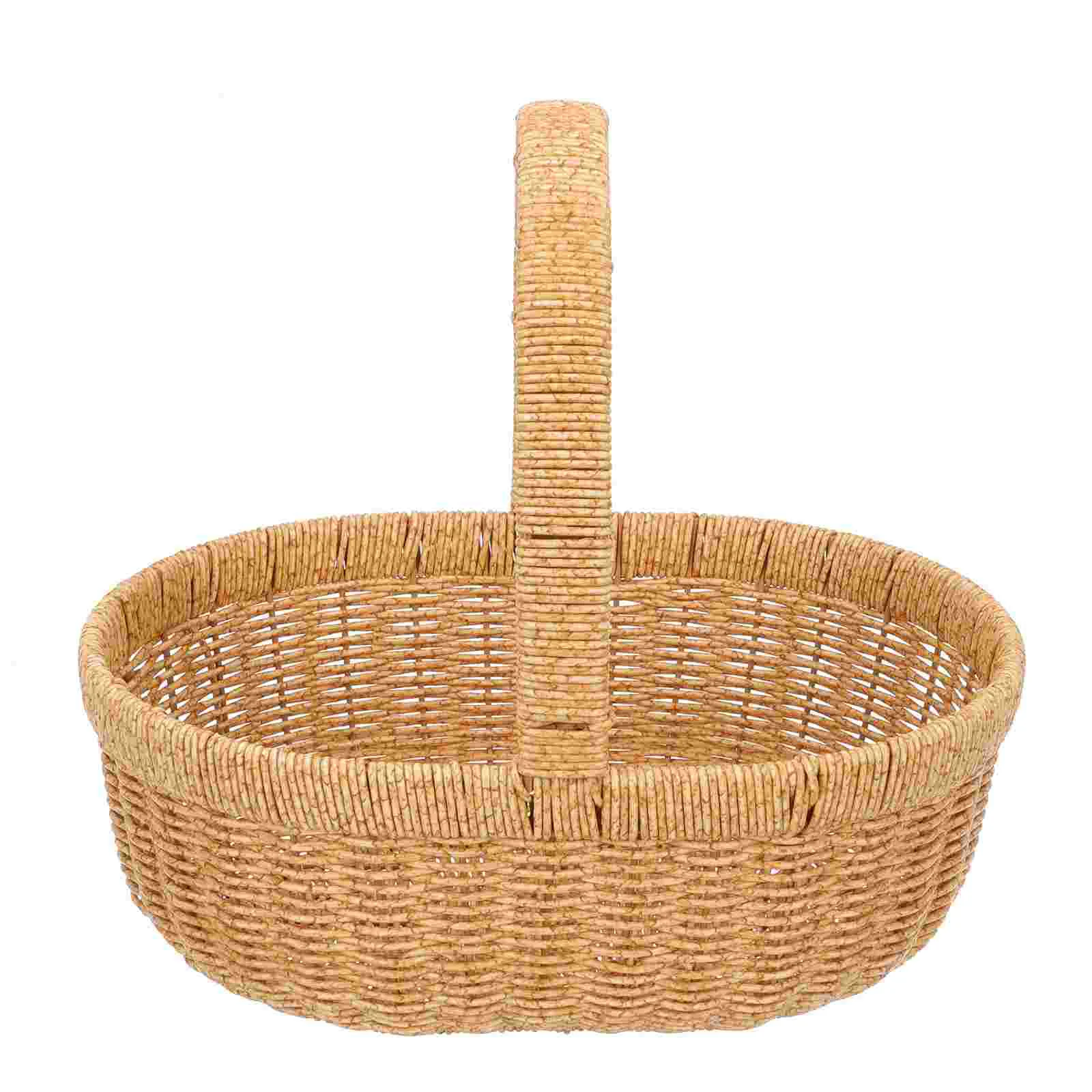 Basket Storage Woven Flower Wicker Rattan Camping Baskets Cooking Accessories Picnicbread Fruit Easter Gift Small Egg Decorative
Basket Storage Woven Flower Wicker Rattan Camping Baskets Cooking Accessories Picnicbread Fruit Easter Gift Small Egg Decorative