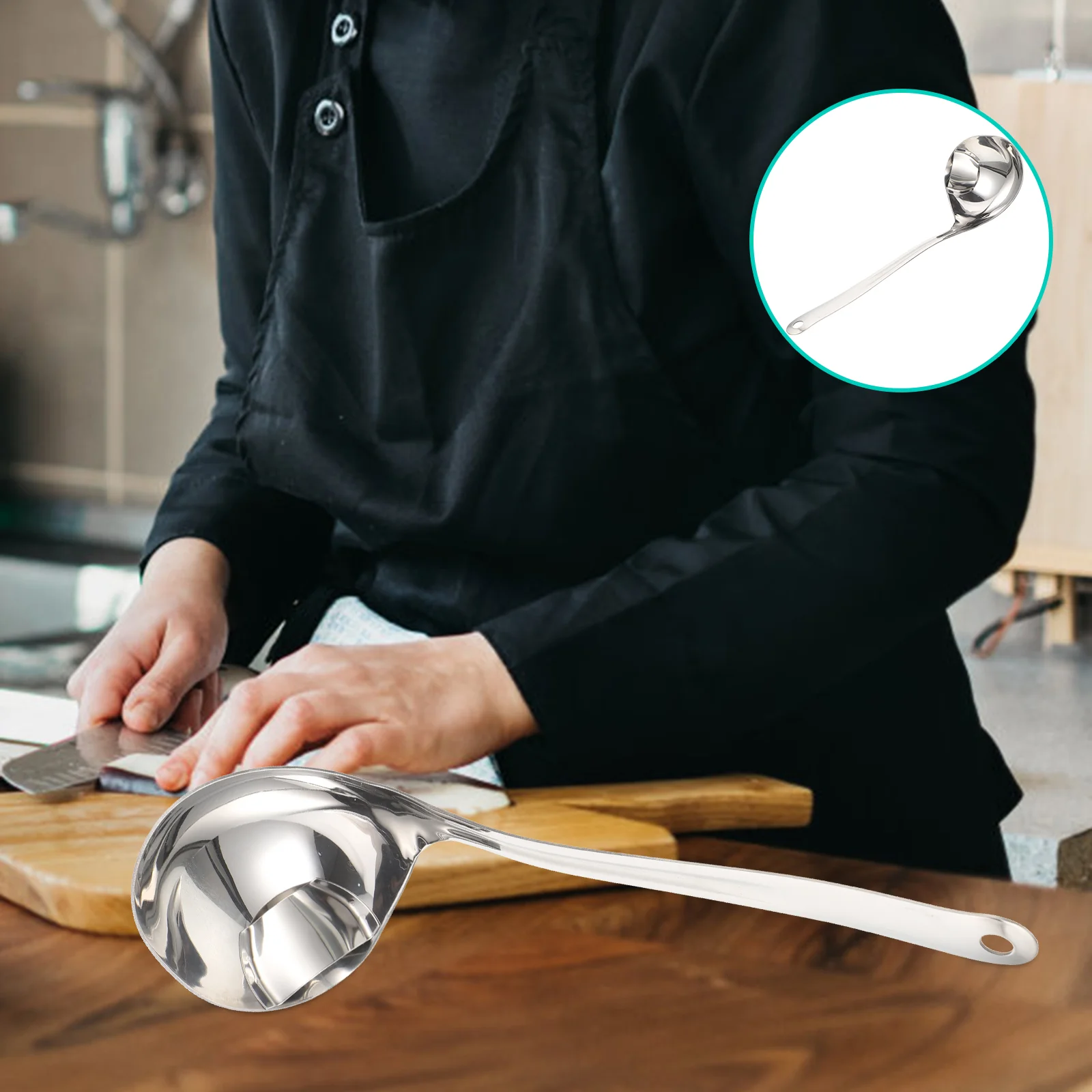Serving Spoon Sauce Ladle Utensil Kitchen Soup Ladle Ladle Spoon Metal Ladle Serving Ladle for Restaurant Kitchen Cooking
Serving Spoon Sauce Ladle Utensil Kitchen Soup Ladle Ladle Spoon Metal Ladle Serving Ladle for Restaurant Kitchen Cooking