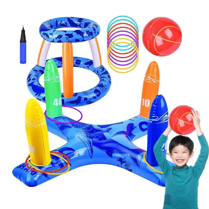 Inflatable Pool Basketball Hoop Game Summer Water Games Pool Toys For Swimming Pool Party Fun Swimming Water Sport For Kid Teens
Inflatable Pool Basketball Hoop Game Summer Water Games Pool Toys For Swimming Pool Party Fun Swimming Water Sport For Kid Teens