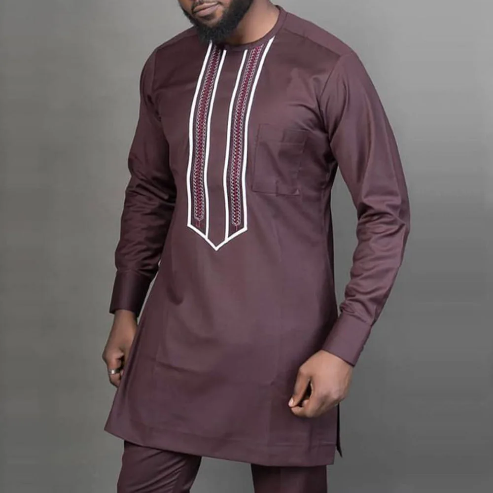 African Ethnic Style Pants Set Men Dashiki Fashion Long Sleeve Loose T-shirt + Casual Pants 2Psc Suit Oversized M-4XL
African Ethnic Style Pants Set Men Dashiki Fashion Long Sleeve Loose T-shirt + Casual Pants 2Psc Suit Oversized M-4XL