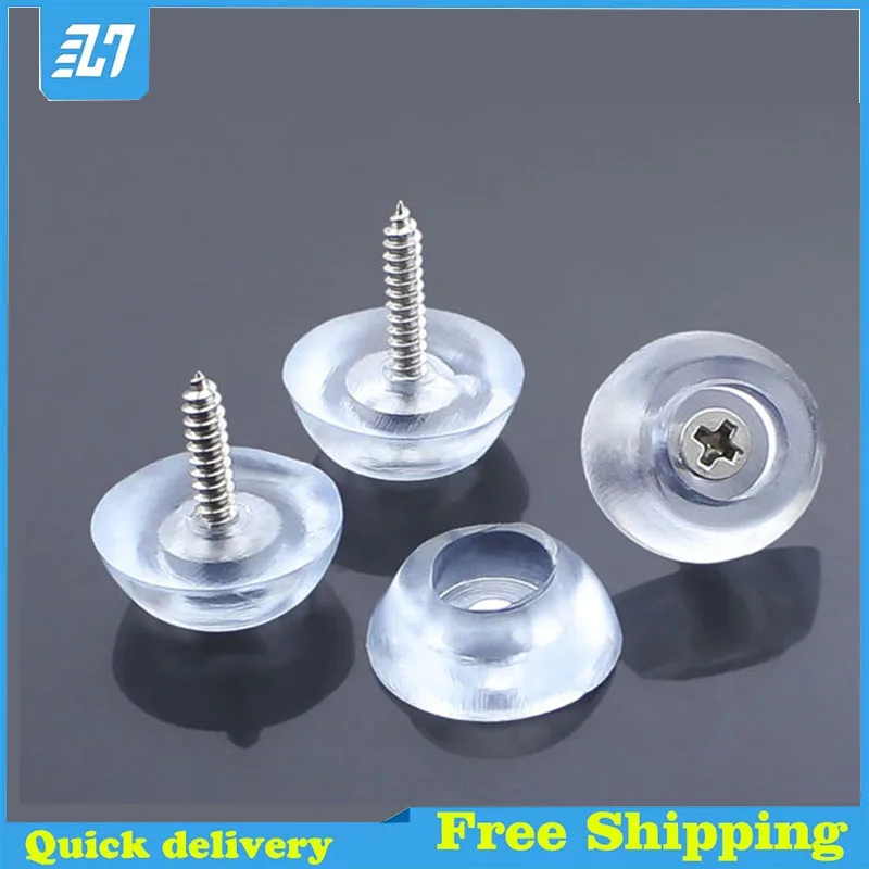 Transparent anchor rubber anti-slip feet with self-tapping screws to protect furniture chair table legs
Transparent anchor rubber anti-slip feet with self-tapping screws to protect furniture chair table legs