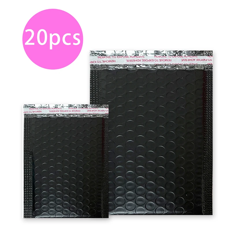20 pcs Bubble Envelope Black Bubble Envelope Self-Sealing Thickened Gift Bag Packaging Envelope Envelope Book Shipping Packaging
20 pcs Bubble Envelope Black Bubble Envelope Self-Sealing Thickened Gift Bag Packaging Envelope Envelope Book Shipping Packaging