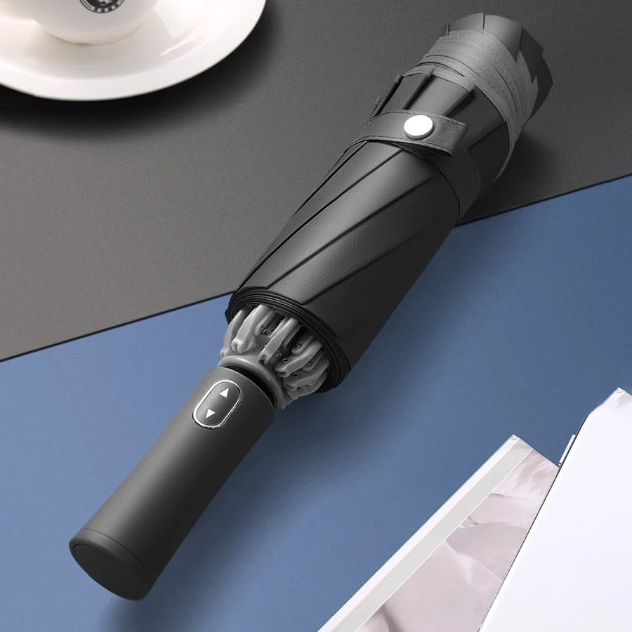 Luxury Reverse Umbrella for Men Reflective Fully Automatic Umbrella for Women Inverted Umbrella Windproof Strong
Luxury Reverse Umbrella for Men Reflective Fully Automatic Umbrella for Women Inverted Umbrella Windproof Strong