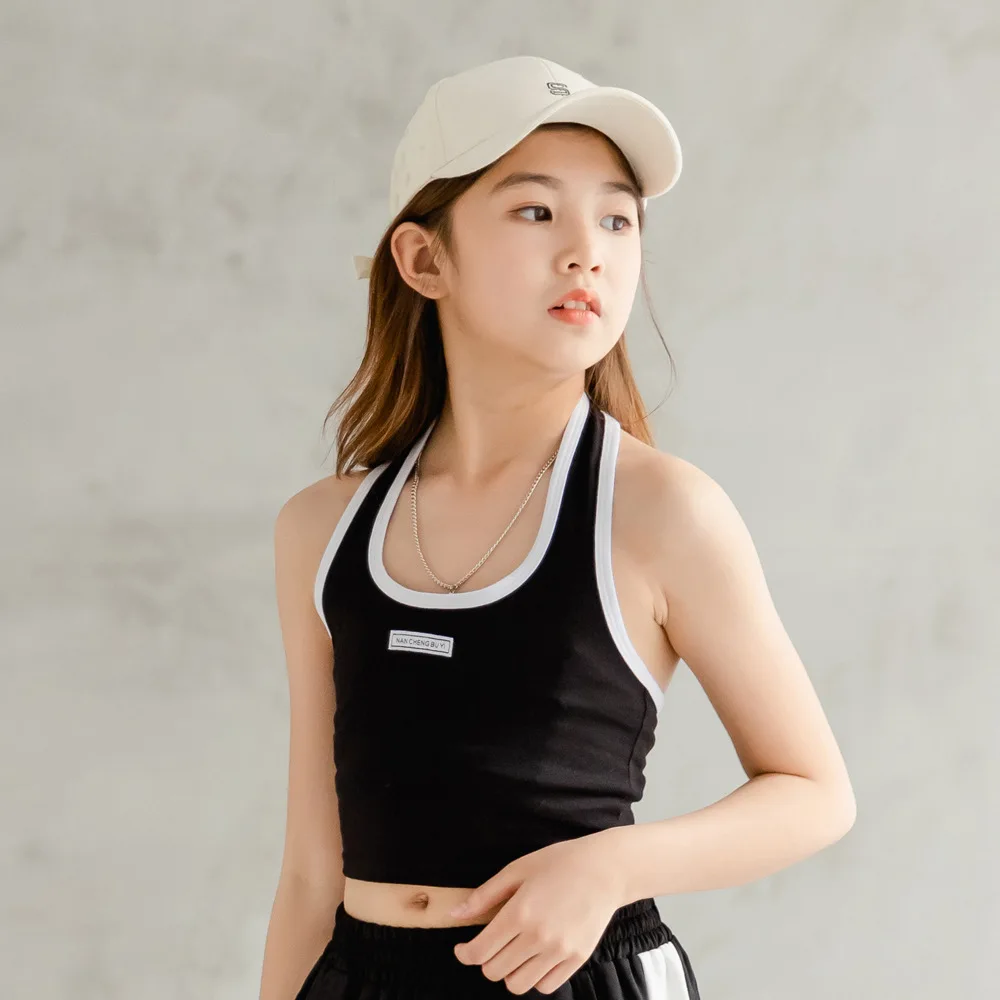 Girls Camisole Summer Ice Silk Jazz Dance Hip-hop Backless Sports Shirt for Kids Cotton Crop Tops for Teens Sleeveless Tank Tops
Girls Camisole Summer Ice Silk Jazz Dance Hip-hop Backless Sports Shirt for Kids Cotton Crop Tops for Teens Sleeveless Tank Tops