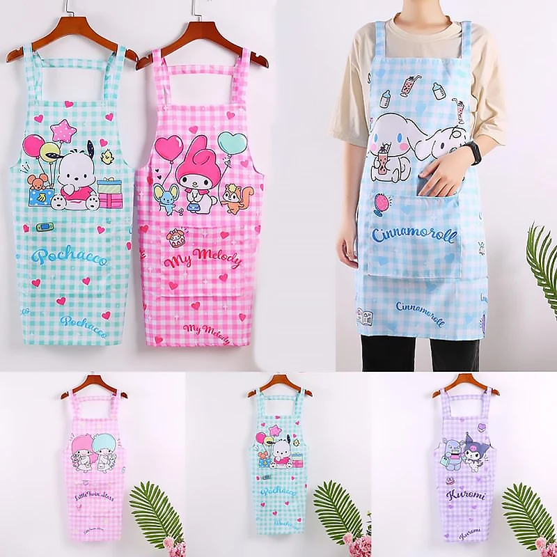 Kawaii Sanrioed Lattice Apron Anime Melody Cinnamoroll Kitchen Apron Cartoon Hello Kitty Cooking Baking Home Cleaning Pinafore
Kawaii Sanrioed Lattice Apron Anime Melody Cinnamoroll Kitchen Apron Cartoon Hello Kitty Cooking Baking Home Cleaning Pinafore