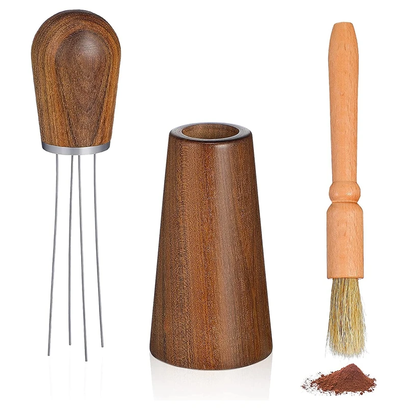 Coffee Stirrer Espresso Distribution Tool Professional Espresso Hand Tampers Barista Distribution Tool Wood Base Stand
Coffee Stirrer Espresso Distribution Tool Professional Espresso Hand Tampers Barista Distribution Tool Wood Base Stand