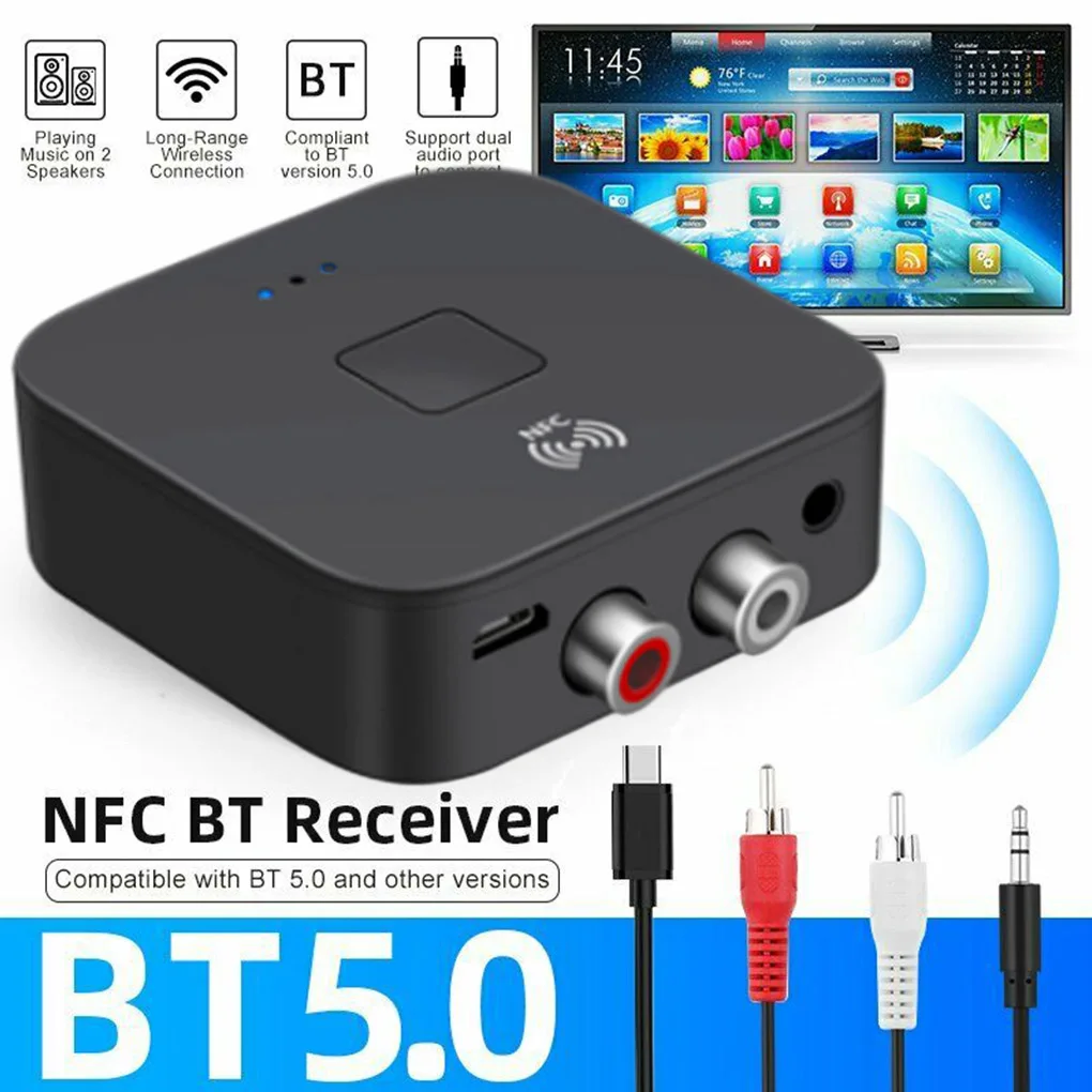 NFC Car Bluetooth Receiver Wireless Bluetooth Audio Adapter Music Receiving Device
NFC Car Bluetooth Receiver Wireless Bluetooth Audio Adapter Music Receiving Device