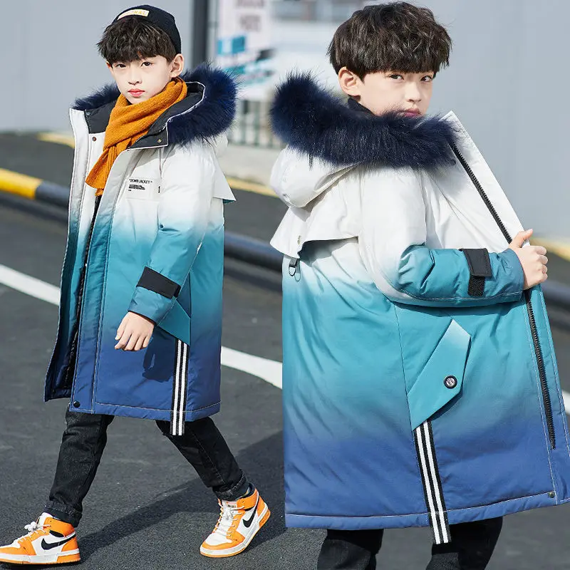 -30 Degree Winter Down Cotton Jacket For Boys Padded Children Clothing 2022 Big Boys Clothes Thickening Warm Coat Kids Outerwear
-30 Degree Winter Down Cotton Jacket For Boys Padded Children Clothing 2022 Big Boys Clothes Thickening Warm Coat Kids Outerwear