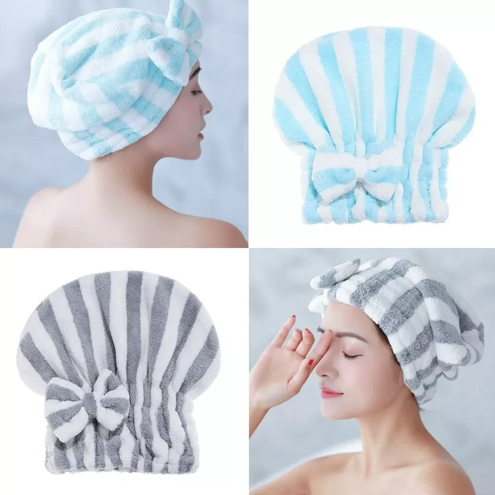 2022New Quick Hair Drying Bath Striped Bowknot Wrap Towel Hat Cap For Bath Bathroom Accessories Velvet Bowknot
2022New Quick Hair Drying Bath Striped Bowknot Wrap Towel Hat Cap For Bath Bathroom Accessories Velvet Bowknot