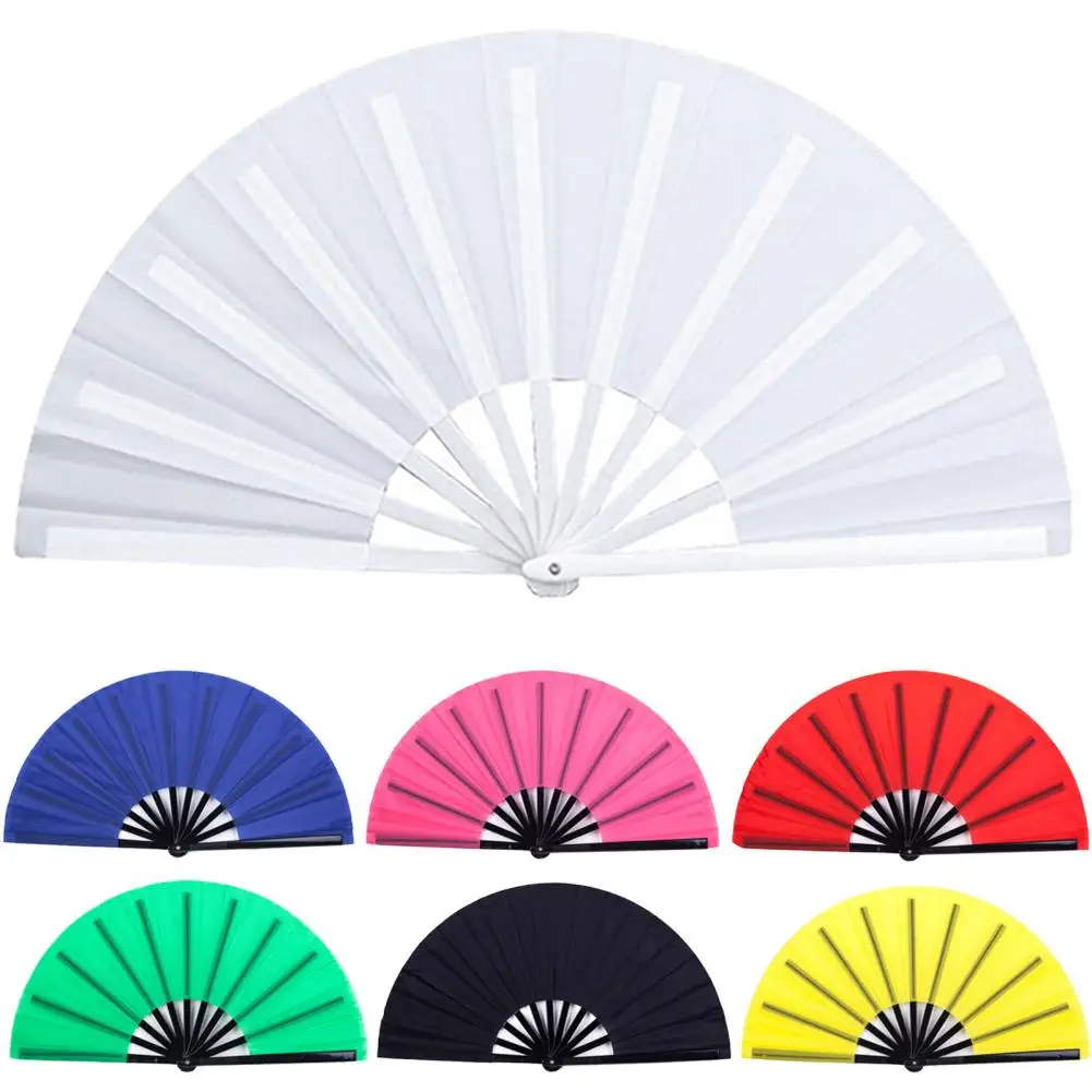 Chinese Folding Fan Solid Colour Comfortable Grip Handheld Fan Smooth Opening Closing Tai Chi Fan Dance Accessory
Chinese Folding Fan Solid Colour Comfortable Grip Handheld Fan Smooth Opening Closing Tai Chi Fan Dance Accessory