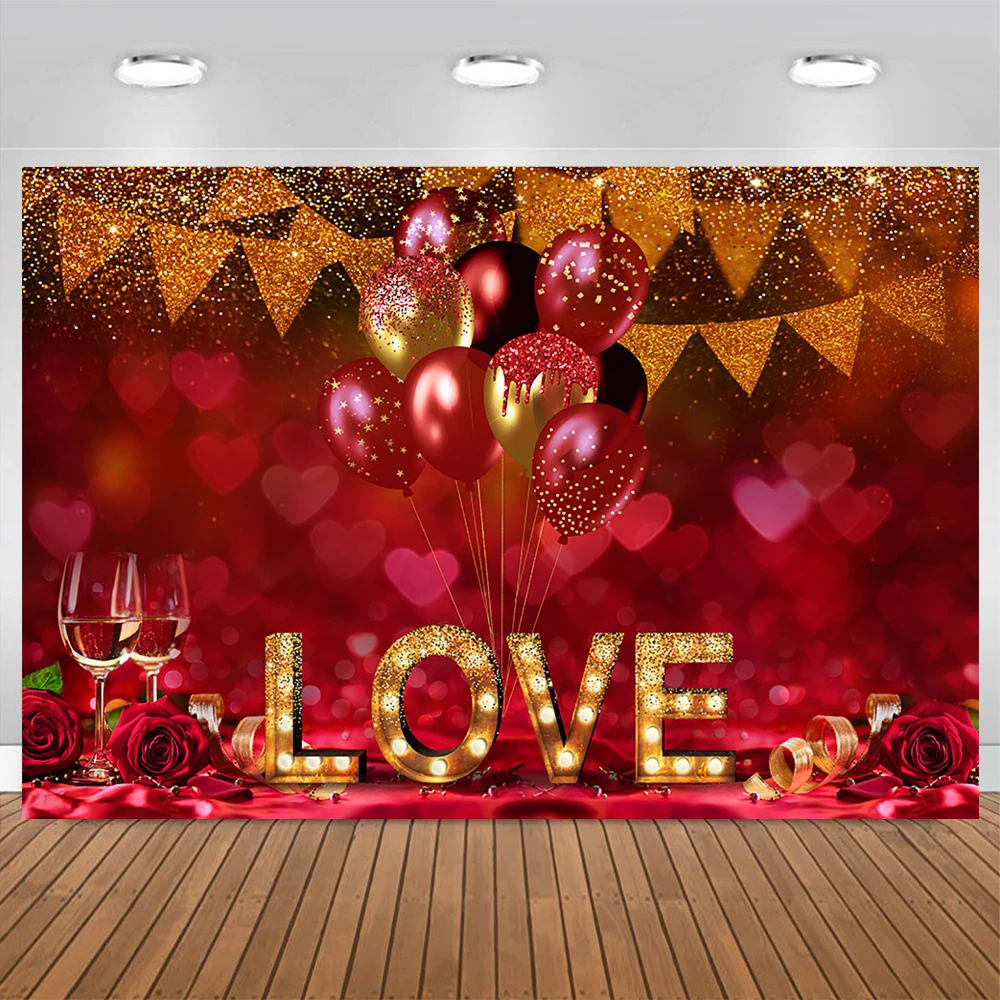 Valentine's Day Love Decoration Photography Background Red Rose Champagne Balloon Backdrop Wedding Bridal Shower Adult Photocall
Valentine's Day Love Decoration Photography Background Red Rose Champagne Balloon Backdrop Wedding Bridal Shower Adult Photocall