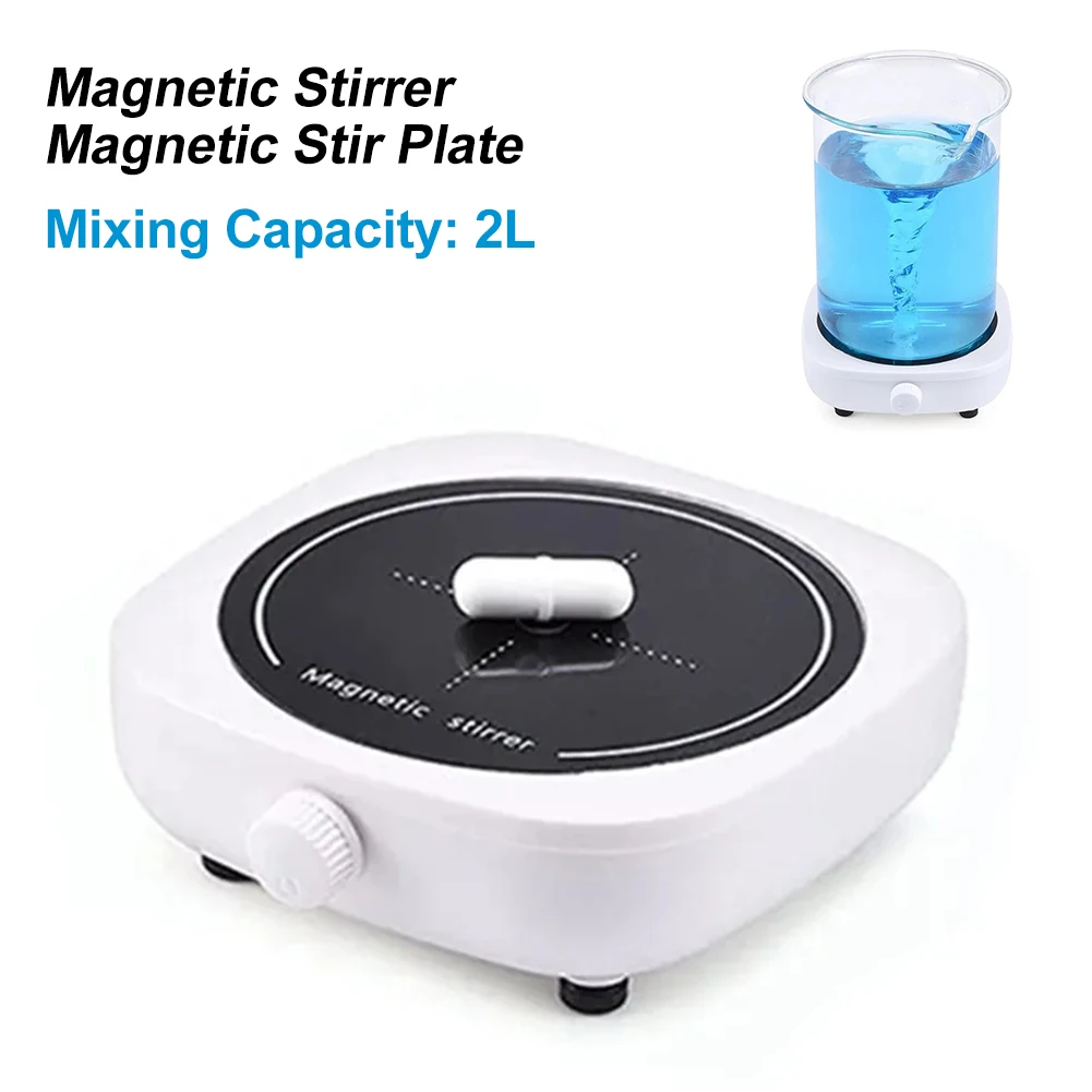 Magnetic Stirrer Magnetic Stir Plate 4000RPM Adjustable Lab Stirrers with Stir Bar Max Capacity 2000ML Magnetic Mixer (No Heat)
Magnetic Stirrer Magnetic Stir Plate 4000RPM Adjustable Lab Stirrers with Stir Bar Max Capacity 2000ML Magnetic Mixer (No Heat)
