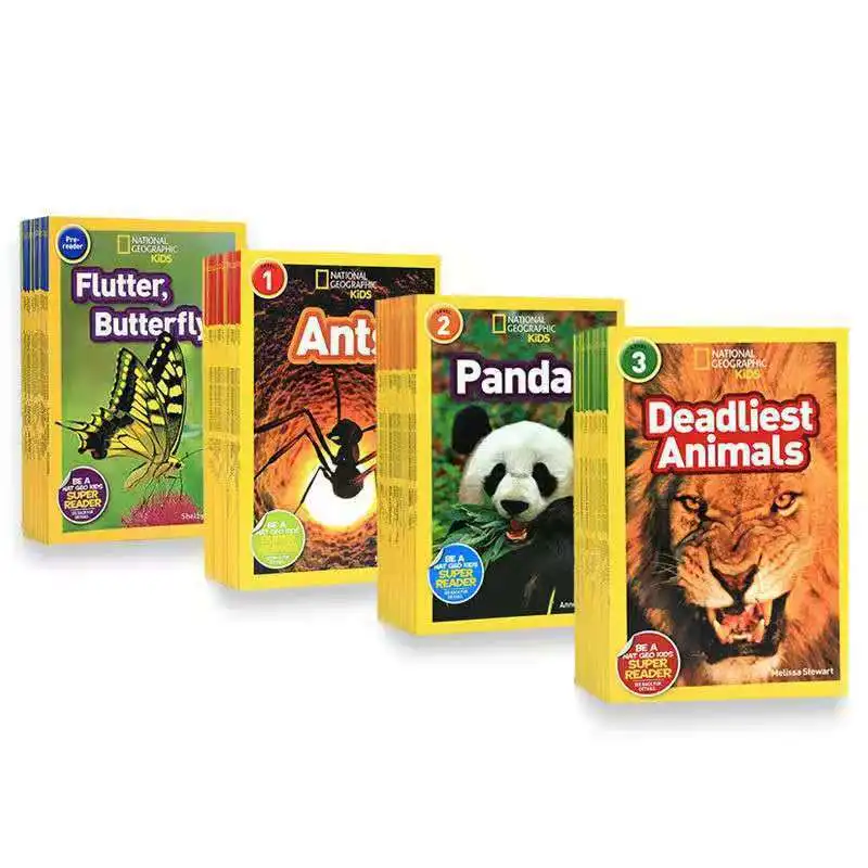English Picture Book National Geographic Graded Readers Kids National Geological Life Animal Encyclopedia Educational Materials
English Picture Book National Geographic Graded Readers Kids National Geological Life Animal Encyclopedia Educational Materials