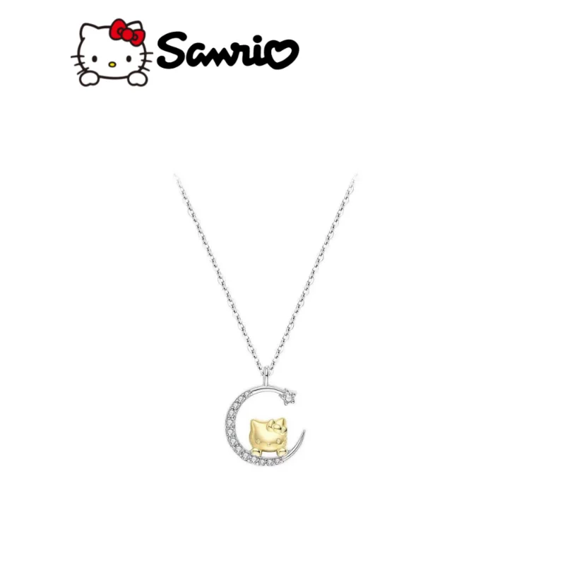 Sanrio Hello Kitty Anime Peripheral Clavicle Chain Moon Peekaboo Necklace Female Kawaii Light Luxury Cute Sweater Chain Gift
Sanrio Hello Kitty Anime Peripheral Clavicle Chain Moon Peekaboo Necklace Female Kawaii Light Luxury Cute Sweater Chain Gift