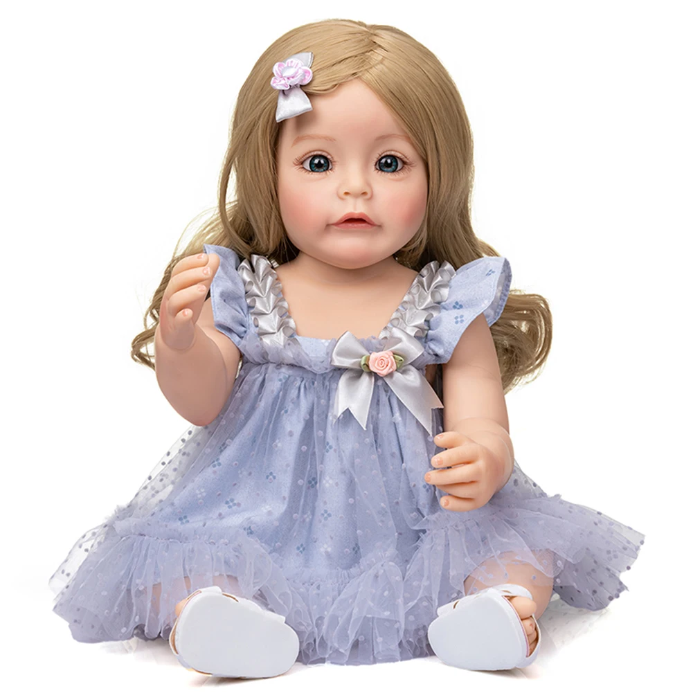 NPK 55CM Rebirth Doll Girl Popular Toddler Su Suquan Silicone Baby Girl Rebirth Doll Girl Waterproof Toy Full Silicone Doll
NPK 55CM Rebirth Doll Girl Popular Toddler Su Suquan Silicone Baby Girl Rebirth Doll Girl Waterproof Toy Full Silicone Doll