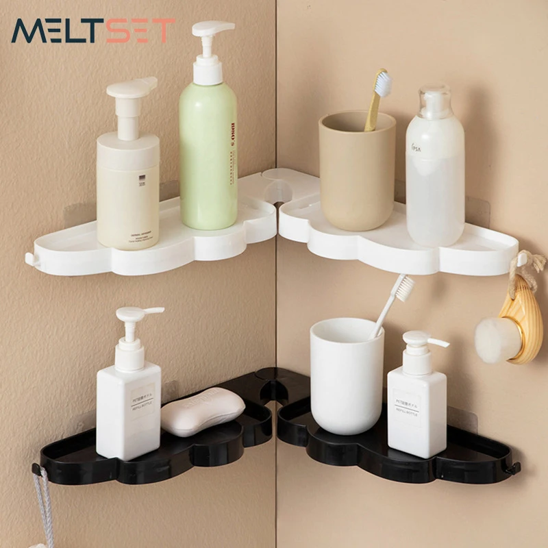 2Pcs Rotating Bathroom Corner Shelves Cosmetic Shampoo Holder Punch-free Kitchen Storage Rack Wall Mount Toilet Shower Organizer
2Pcs Rotating Bathroom Corner Shelves Cosmetic Shampoo Holder Punch-free Kitchen Storage Rack Wall Mount Toilet Shower Organizer