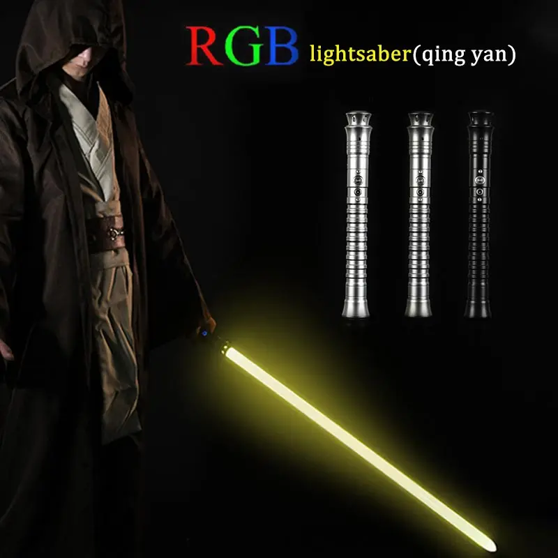 YQ- Qingyan Lightsaber Rbg Duel Jedi Sword Metal Handle Sword Role-playing Stage Performance Christmas Glow Children's Toy Sword
YQ- Qingyan Lightsaber Rbg Duel Jedi Sword Metal Handle Sword Role-playing Stage Performance Christmas Glow Children's Toy Sword