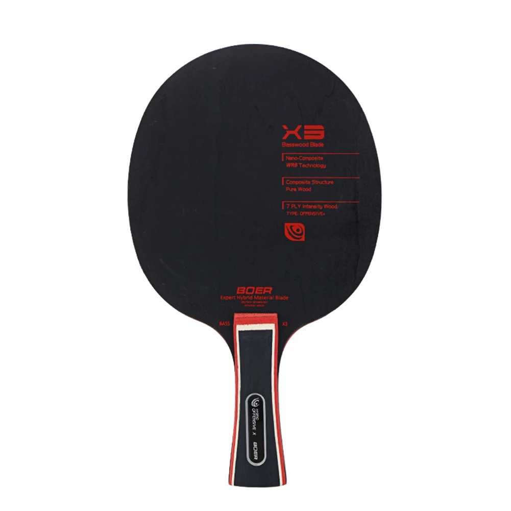 Table Tennis Racket Bottom Plate 7 Ply Wood Ping Pong Blade Paddle Long Handl For Quick Attack Offensive Players
Table Tennis Racket Bottom Plate 7 Ply Wood Ping Pong Blade Paddle Long Handl For Quick Attack Offensive Players