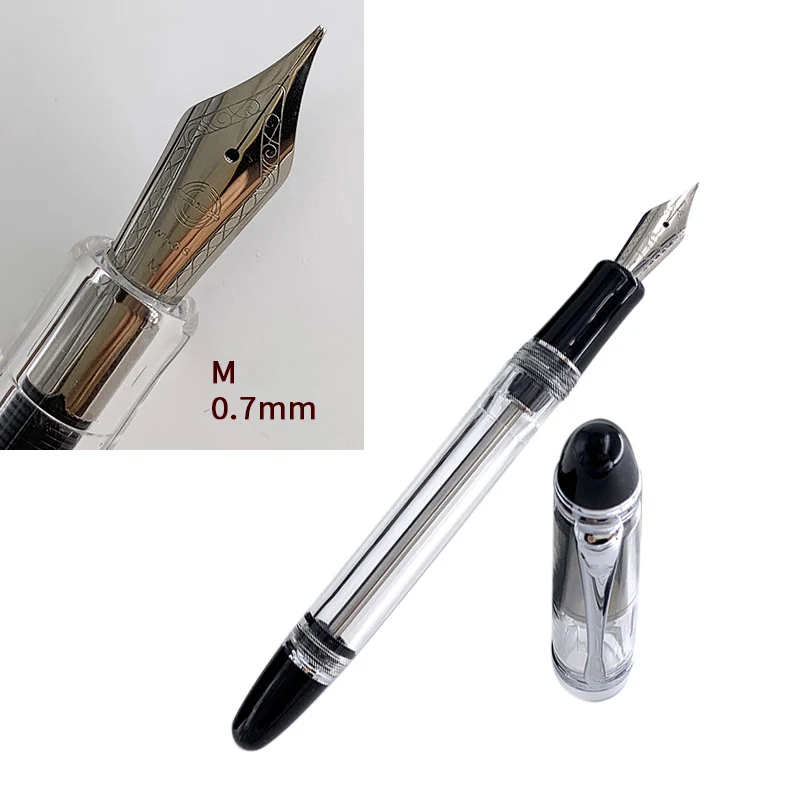 Yong Sheng 699 Fountain Pen Translucent White Vaccum Filling Fountain-Pen EF NibSchool Office Supplies Stationery Gift pens
Yong Sheng 699 Fountain Pen Translucent White Vaccum Filling Fountain-Pen EF NibSchool Office Supplies Stationery Gift pens