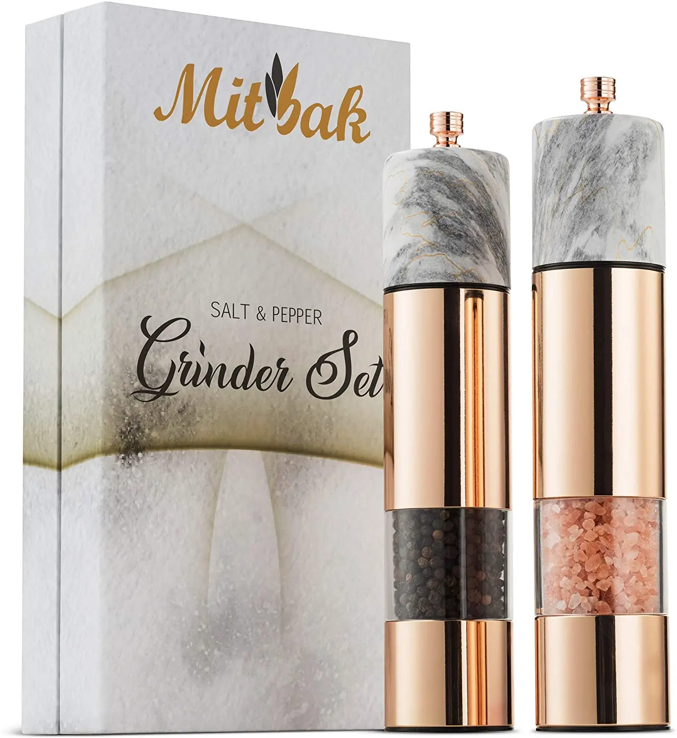 Salt and Pepper Grinder Set | Salt and Pepper Mills Easy to Use and Equipped with Adjustable Coarseness And Ceramic Mechanism |
Salt and Pepper Grinder Set | Salt and Pepper Mills Easy to Use and Equipped with Adjustable Coarseness And Ceramic Mechanism |