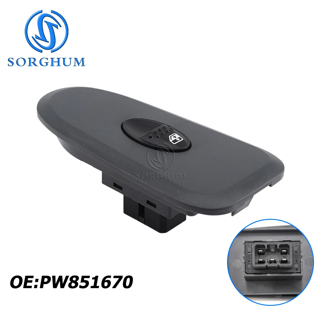 SORGHUM Поворотный переключатель PW851670 для MITSUBISHI PROTON, WAJA, сэндвич-канцлер 2000-2006, кнопка управления боковым окном пассажира
SORGHUM Поворотный переключатель PW851670 для MITSUBISHI PROTON, WAJA, сэндвич-канцлер 2000-2006, кнопка управления боковым окном пассажира