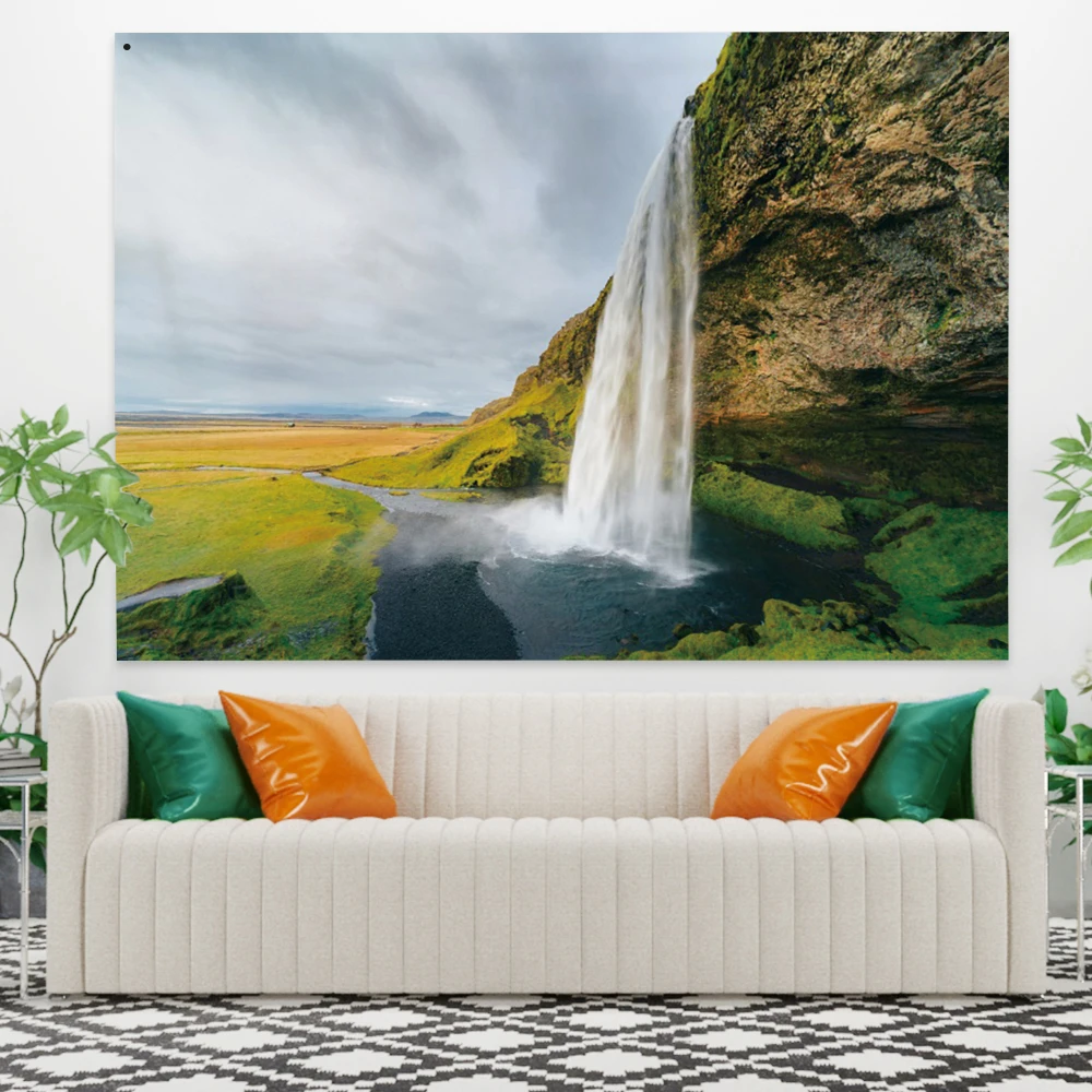 Waterfall Mountain Wall Tapestry Water Pool Field Print 100%Microfiber Fabric Corridor Bedroom Living Room Home Decoration
Waterfall Mountain Wall Tapestry Water Pool Field Print 100%Microfiber Fabric Corridor Bedroom Living Room Home Decoration