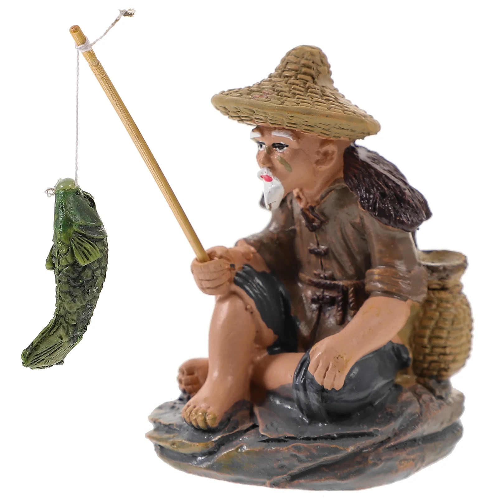 Fisherman Statue Miniature Figurines Flower Pot Lovely Sculpture Men Decor Tank Ornament Exquisite Modeling Decors
Fisherman Statue Miniature Figurines Flower Pot Lovely Sculpture Men Decor Tank Ornament Exquisite Modeling Decors