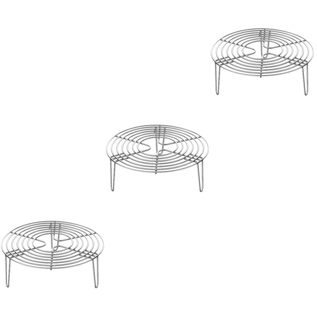 Rack Steamer Steam Stand Steaming Trivet Insert Pot Cooker Basket Pressuregrilling Cookingbun Functional Utensil Steamed Tray
Rack Steamer Steam Stand Steaming Trivet Insert Pot Cooker Basket Pressuregrilling Cookingbun Functional Utensil Steamed Tray