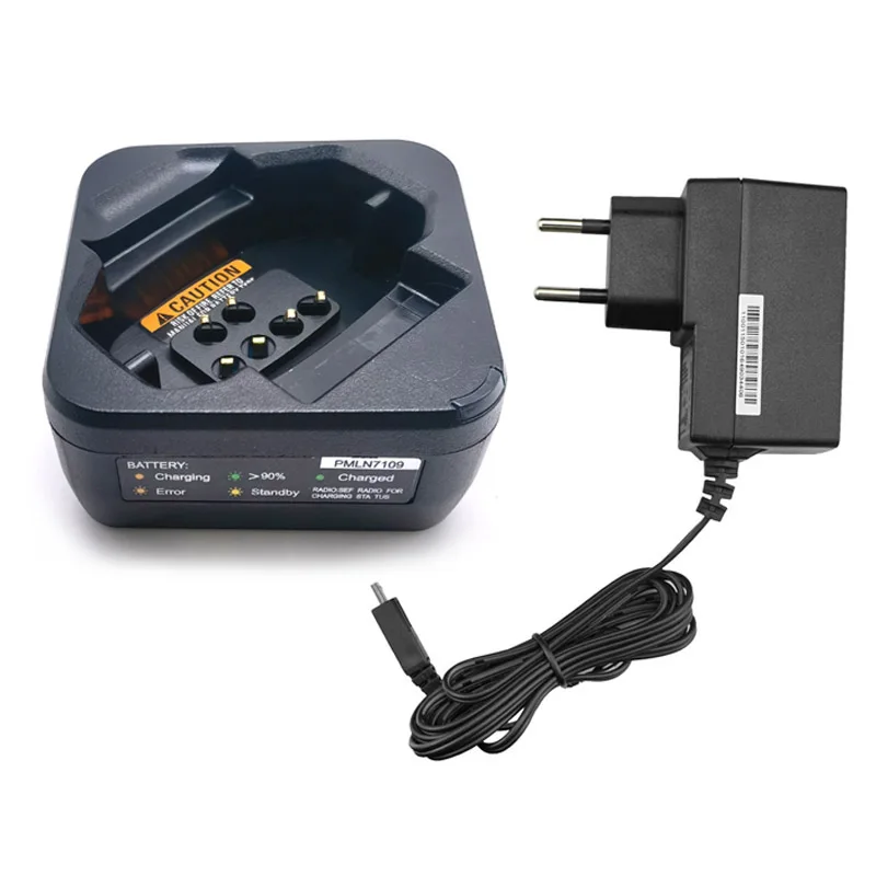 Battery Charger Base for Motorola, Desktop Single Unit, PMPN4468, DTR600, DTR700, DTR720
Battery Charger Base for Motorola, Desktop Single Unit, PMPN4468, DTR600, DTR700, DTR720