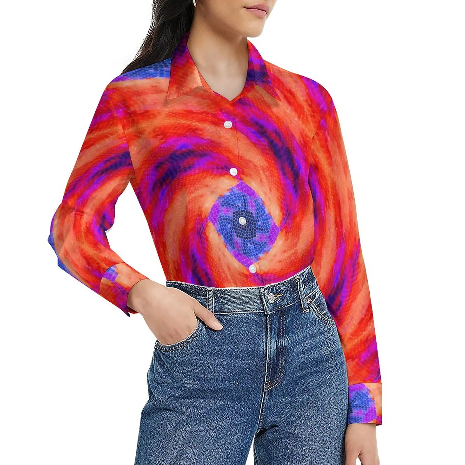 Fire Storm Loose Blouse Abstract Print Street Style Oversized Blouses Womens Long Sleeve Elegant Shirt Autumn Graphic Clothing
Fire Storm Loose Blouse Abstract Print Street Style Oversized Blouses Womens Long Sleeve Elegant Shirt Autumn Graphic Clothing