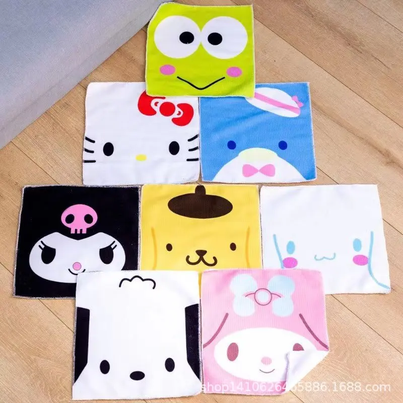 Sanrio My Melody Cinnamoroll Kuromi Kittys Cat Square Kawaii аниме впитывающее полотенце для лица милое мультяшное детское маленькое полотенце
Sanrio My Melody Cinnamoroll Kuromi Kittys Cat Square Kawaii аниме впитывающее полотенце для лица милое мультяшное детское маленькое полотенце