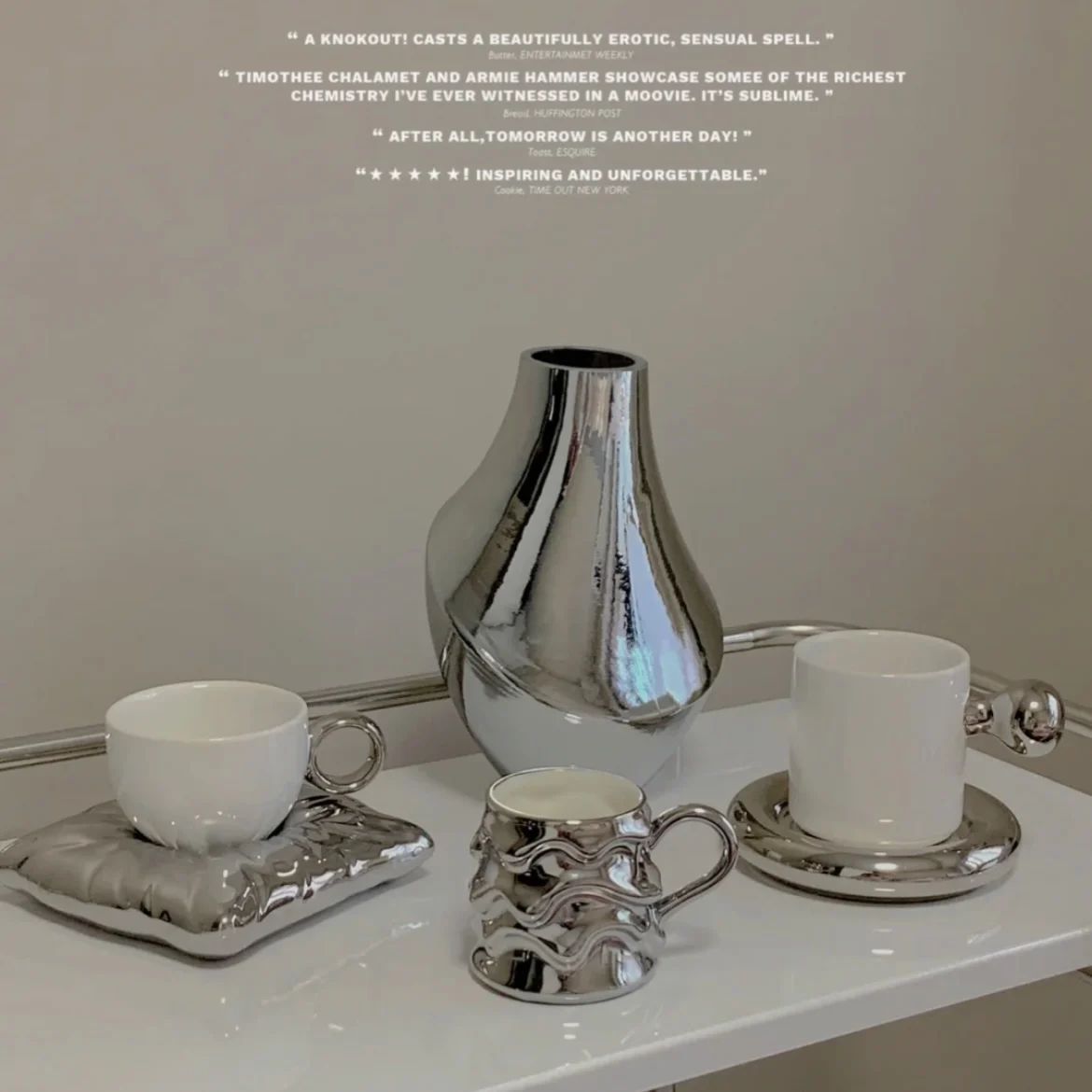 Creative Mug Art Water Cup Minority Silver Funny Coffee s Ball with Plate Ceramic Design of Milk and
Creative Mug Art Water Cup Minority Silver Funny Coffee s Ball with Plate Ceramic Design of Milk and