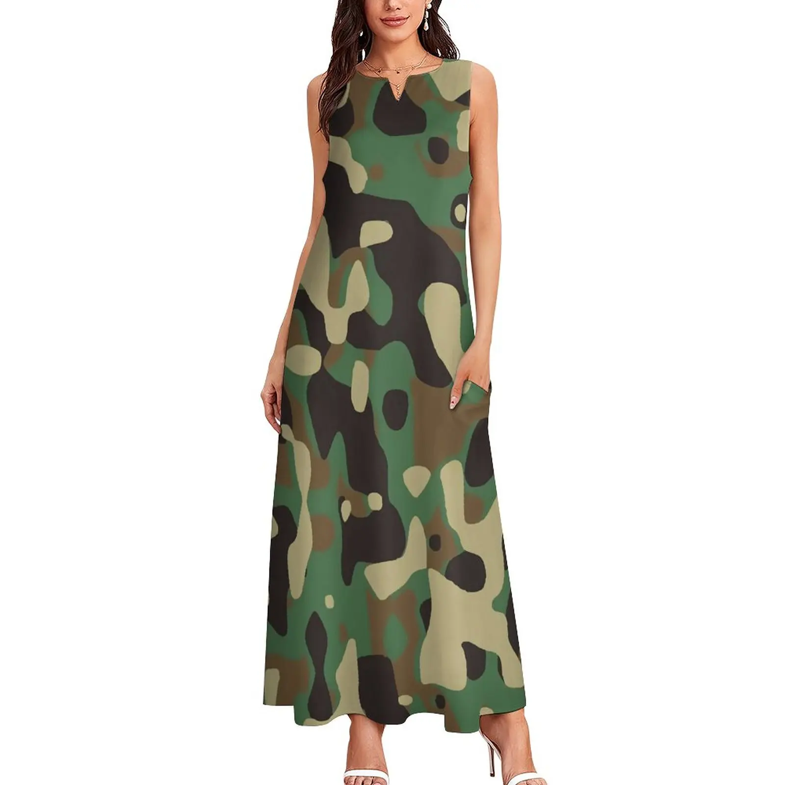 Military Camo Dress Spring Cool Gift Sloth Camouflage Street Style Boho Beach Long Dresses Party Maxi Dress Big Size 4XL 5XL
Military Camo Dress Spring Cool Gift Sloth Camouflage Street Style Boho Beach Long Dresses Party Maxi Dress Big Size 4XL 5XL