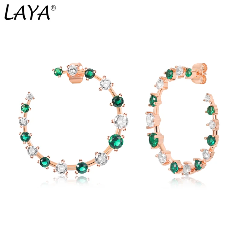 Laya 925 Sterling Silver Shining Colorful Zircon Irregular Half Hoop Earrings For Women Original Luxury Jewelry 2022 Trend
Laya 925 Sterling Silver Shining Colorful Zircon Irregular Half Hoop Earrings For Women Original Luxury Jewelry 2022 Trend