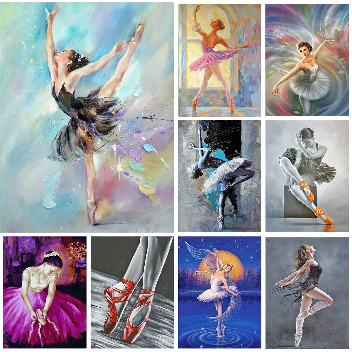 5D DIY Diamond Painting Ballet Dancing Full Drill Diamond Embroidery Resin Mosaic Wall Art Picture Kit Home Decoration Gift
5D DIY Diamond Painting Ballet Dancing Full Drill Diamond Embroidery Resin Mosaic Wall Art Picture Kit Home Decoration Gift
