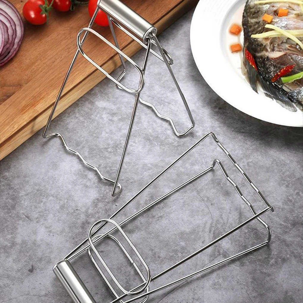 2 шт./набор, Нескользящие Захваты из нержавеющей стали
2 шт./набор, Нескользящие Захваты из нержавеющей стали