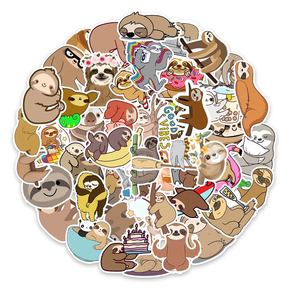 10/30/50PCS New Trendy Cartoon Cute Sloth Graffiti Helmet Water Cup DIY Waterproof PVC Children's Toy Reward Sticker Wholesale
10/30/50PCS New Trendy Cartoon Cute Sloth Graffiti Helmet Water Cup DIY Waterproof PVC Children's Toy Reward Sticker Wholesale