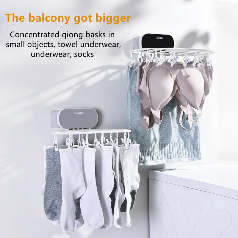 Multifunctional Drying Rack 24 Clips Folding Oval Underwear Socks Storage Artifact Household Windproof New Explosion Style
Multifunctional Drying Rack 24 Clips Folding Oval Underwear Socks Storage Artifact Household Windproof New Explosion Style