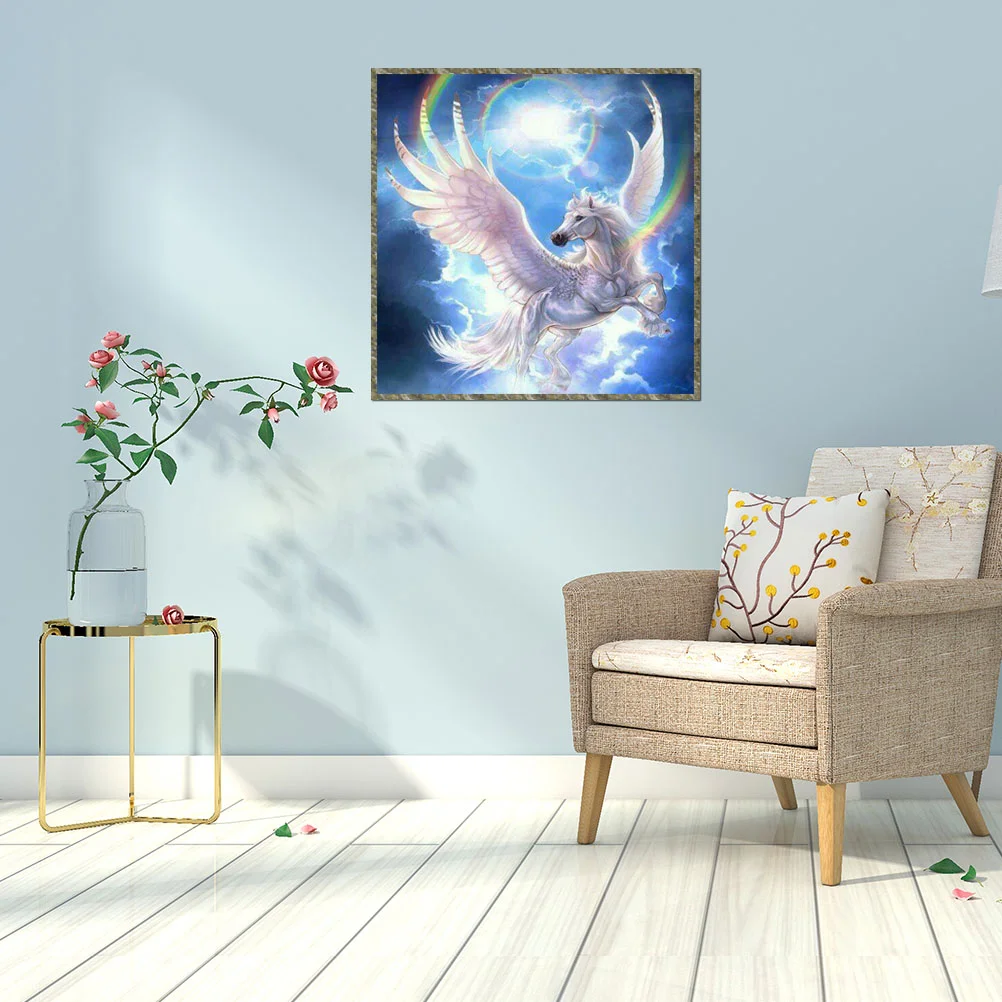 1pc DIY 5D Full Drill Rhinestone Winged Horse Embroidery Cross Pictures Craft Drawing
1pc DIY 5D Full Drill Rhinestone Winged Horse Embroidery Cross Pictures Craft Drawing