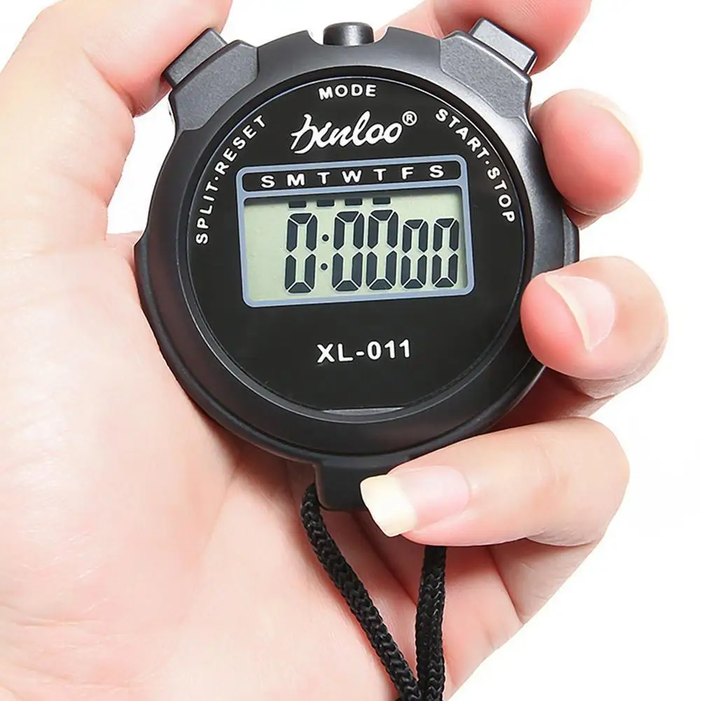 Handheld Sports Stop Watch Digital Fitness Timer Counter Electronic Stopwatch Multifunctional Counter D2J8
Handheld Sports Stop Watch Digital Fitness Timer Counter Electronic Stopwatch Multifunctional Counter D2J8