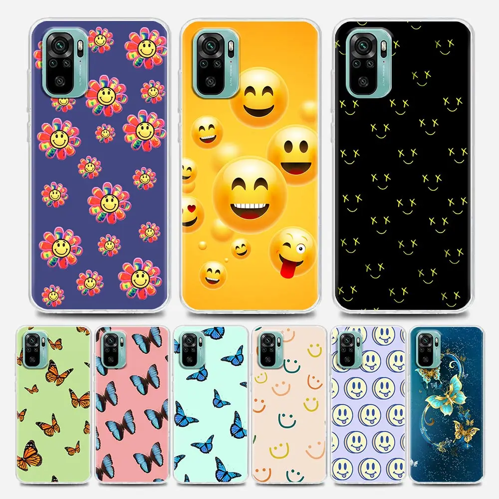 Smile Face and Butterfly Clear Redmi Case for Note 7 8 9 10 5G 4G 8T Pro Redmi 8 8A 7A 9A 9C K20 K30 K40 Y3 Soft Silicon
Smile Face and Butterfly Clear Redmi Case for Note 7 8 9 10 5G 4G 8T Pro Redmi 8 8A 7A 9A 9C K20 K30 K40 Y3 Soft Silicon