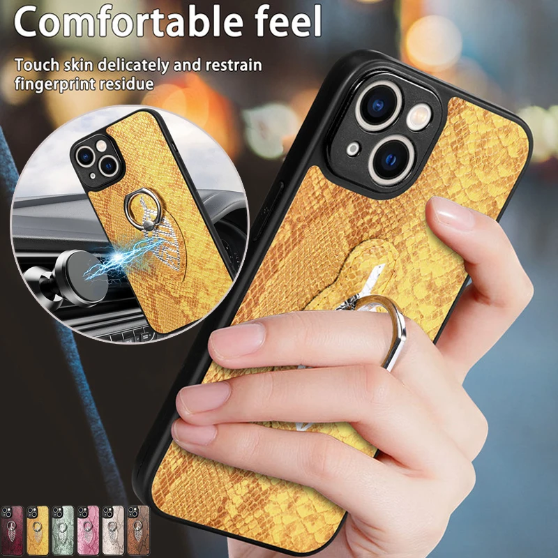 Python Lightweight Ring Leather Phone Case for iPhone 14 Plus 13 Mini 12 11 SE 2022 X XR XS Max 8 7 6 6S Magnetic Cover Hoesje
Python Lightweight Ring Leather Phone Case for iPhone 14 Plus 13 Mini 12 11 SE 2022 X XR XS Max 8 7 6 6S Magnetic Cover Hoesje